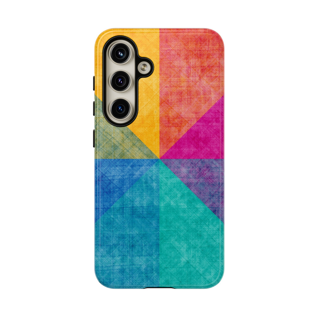 Impact Resistant, Colored Shapes, Cute Phone Cases for Samsung S24, S23, S22, S21, IPhone 15 pro Iphone 14 pro Iphone 13 IPhone 12 Iphone 11 - Studio40ParkLane