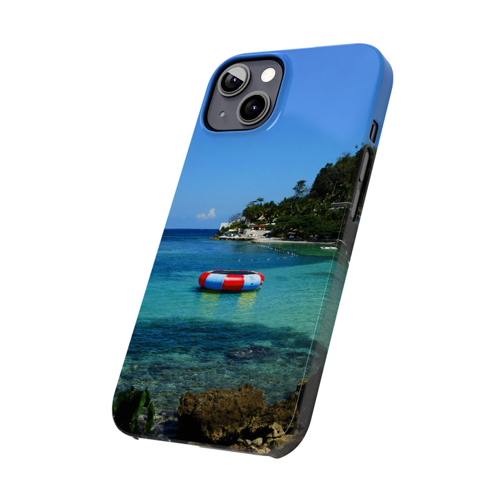 Slim Cute Phone Cases for Iphone - | iPhone 15 Case | iPhone 15 Pro Max Case, Iphone 14 Case, Iphone 14 Pro Max, Iphone 13, Summer Jamaica Beach - Studio40ParkLane