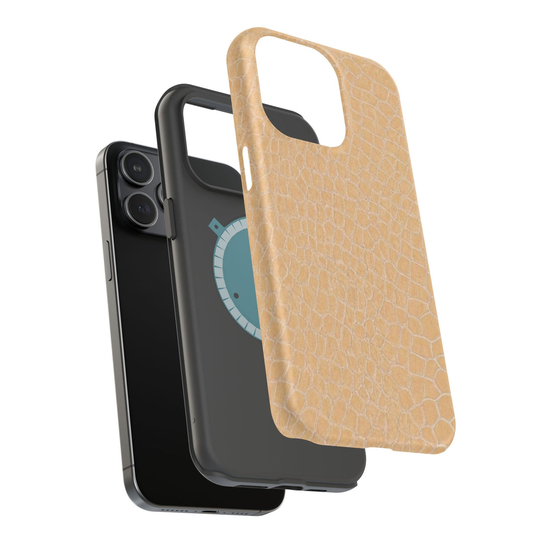 Non Leather Beige Color Pattern Magsafe Cute Phone Case for Iphone Gift for Her, | iPhone 15 Case | iPhone 15 Pro Max Case, Iphone 14, Iphone 14 Pro Max, Iphone 13, Iphone 16 - Studio40ParkLane