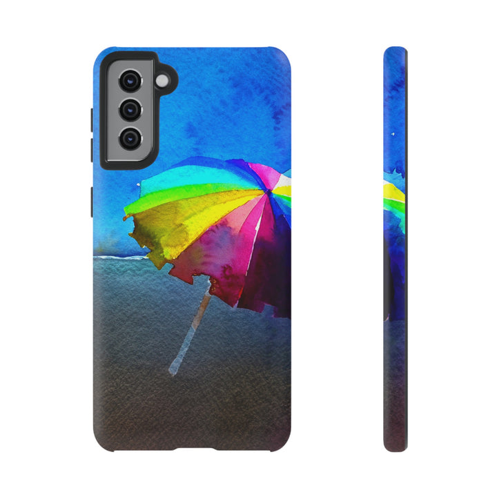 Cute Samsung Case | Cool Iphone Case | Summer Colorful Beach Parasol, Samsung S24, S23, S22, S21, IPhone 15 Case | Iphone 14 Case, Iphone 13 Case - Studio40ParkLane