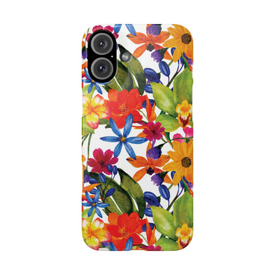 Slim Spring Flowers Gift for Her Cute Phone Cases for Iphone 16 Pro Max | iPhone 15 Case | iPhone 15 Pro Max Case, Iphone 14, 13, 12, 11, 10, 8, 7 - Studio40ParkLane