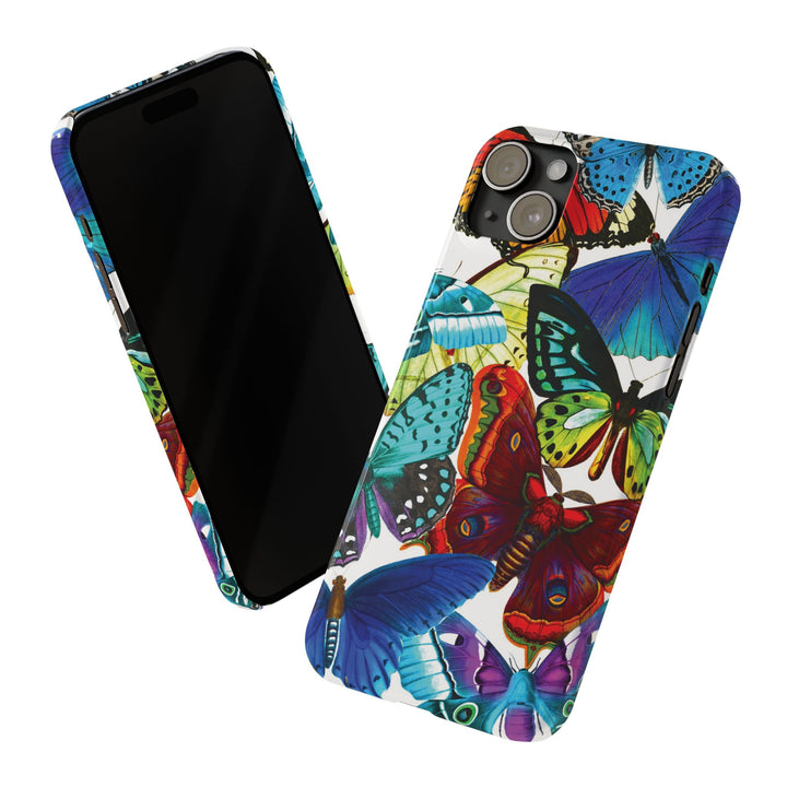 Slim Bright Butterflies Gift for Her Cute Phone Cases for Iphone 16 Pro Max | iPhone 15 Case | iPhone 15 Pro Max Case, Iphone 14, Iphone 14 Pro Max, Iphone 13 12 11 8 7 - Studio40ParkLane