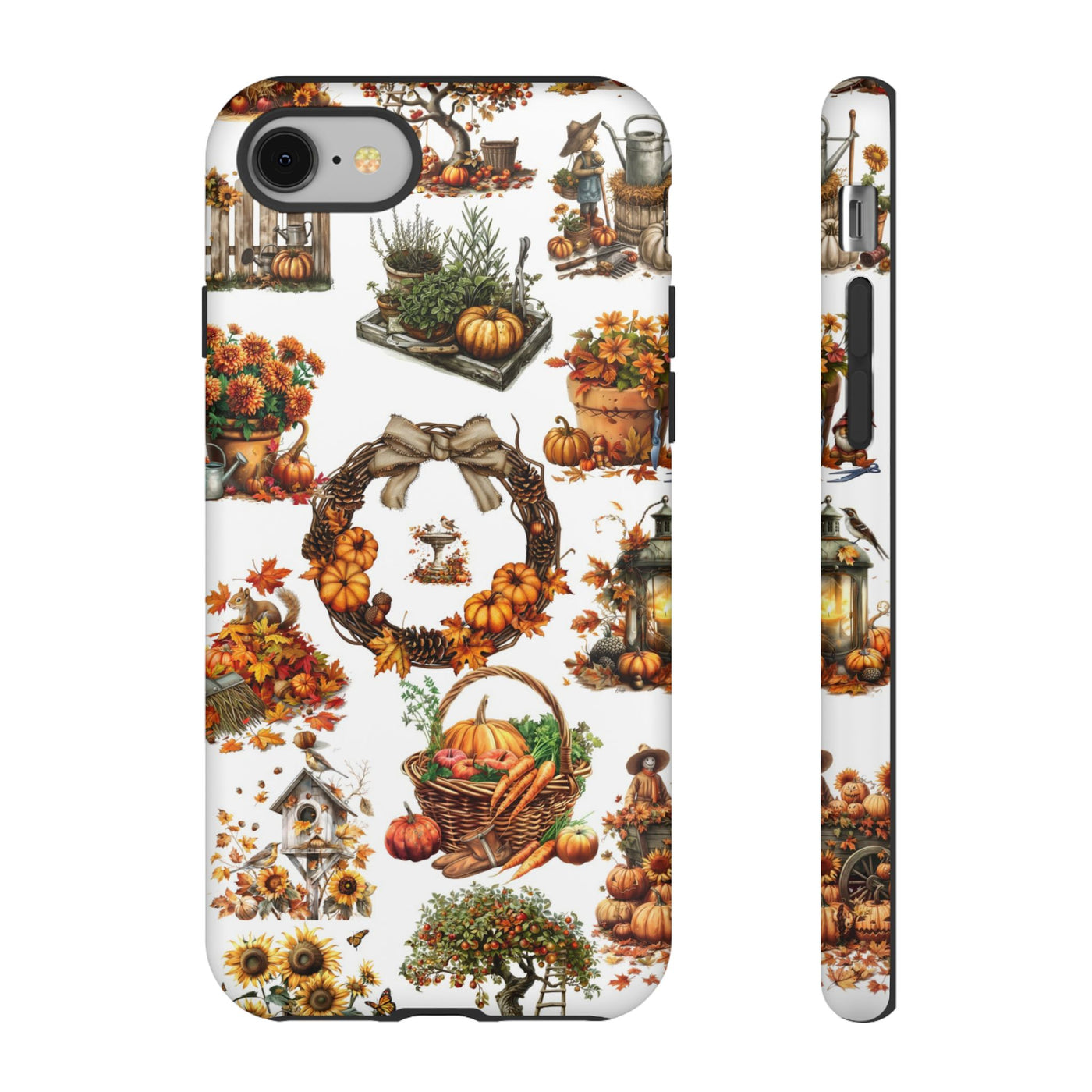 Impact Resistant, Fall Leaves Collage, Cute Phone Cases for Samsung S24, S23, S22, S21, IPhone 15 pro Iphone 14 pro Iphone 13 IPhone 12 Iphone 11