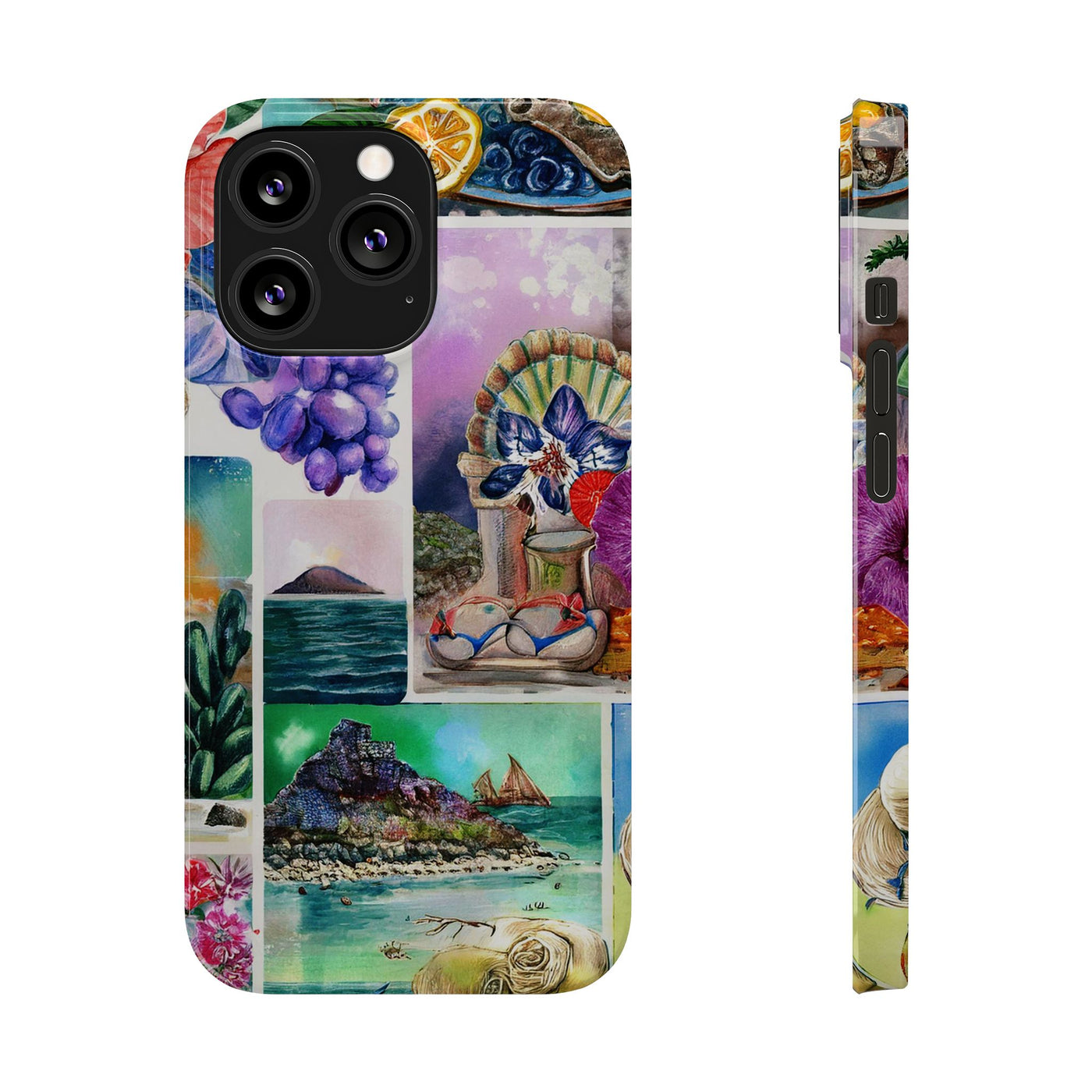 Travel Coquette Collage Slim Cute Phone Cases for Iphone  | iPhone 15 Case | iPhone 15 Pro Max Case, Iphone 14, Iphone 14 Pro Max, Iphone 13