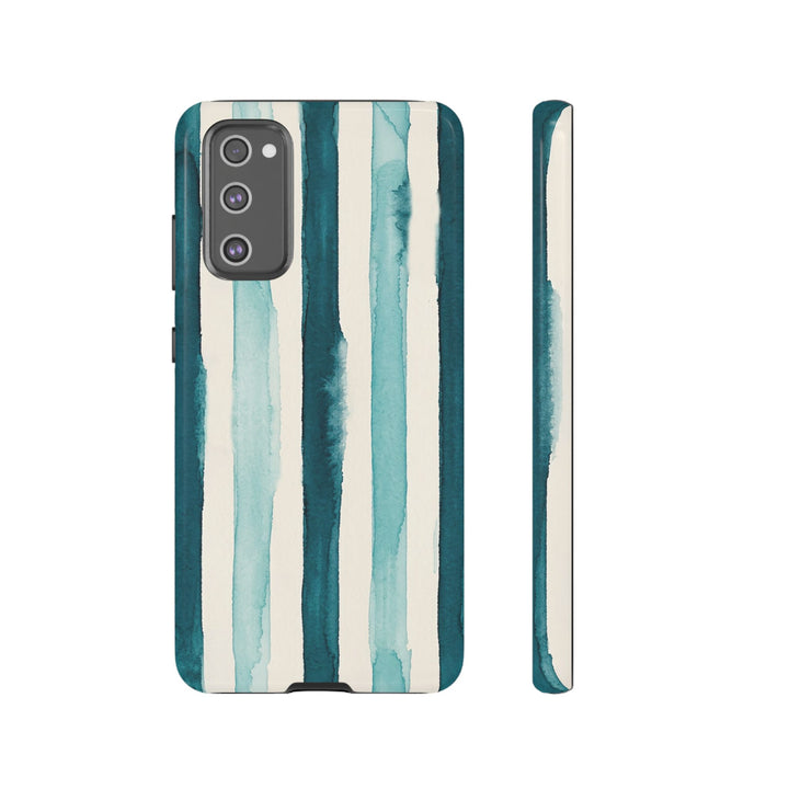 Tough Cute Green Stripes Phone Case, for IPhone 17 Pro Max | Iphone 17 Air, Iphone 16, IPhone 15, 14 13 12, Samsung Galaxy S26, S25, S24, S23
