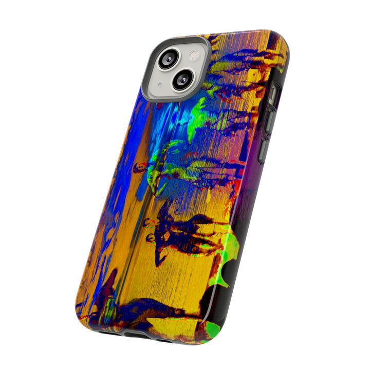 Cute IPhone Case | iPhone 15 Case | iPhone 15 Pro Max Case, Iphone 14 Case, Iphone 14 Pro Max Case IPhone Case for Art Lovers, Sunset Dance Blue Yellow - Studio40ParkLane