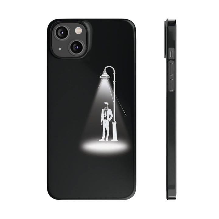 Slim Mystery Man Spotlight Gift for Her Cute Phone Cases for Iphone 16 Pro Max | iPhone 15 Case | iPhone 15 Pro Max Case, Iphone 14, 13, 12, 11, 10, 8, 7 - Studio40ParkLane