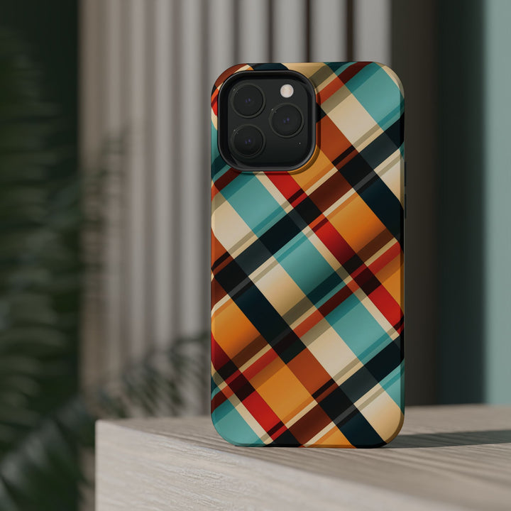 Checkered Plaid Magsafe Gift for Her Cute Phone Case for Iphone, | iPhone 16 | iPhone 15 Pro Max, Iphone 14 Pro Max, 13 12 11 10 9 8 7 - Studio40ParkLane