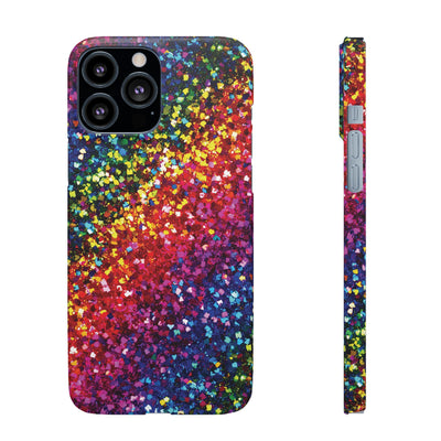 Snap Non-Glitter Muted Color Play on "Faux" Glitter Effect Cute Phone Cases for Samsung and Iphone, 16, 15, 14, S24, S23, S22, S21, S20, Plus and Ultra