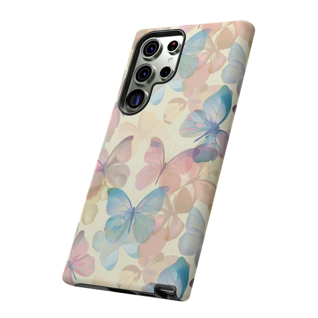 Cute Samsung Case | Cool Iphone Case | Summer Pastel Butterflies, Samsung S24, S23, S22, S21, IPhone 15 Case | Iphone 14 Case, Iphone 13 Case - Studio40ParkLane