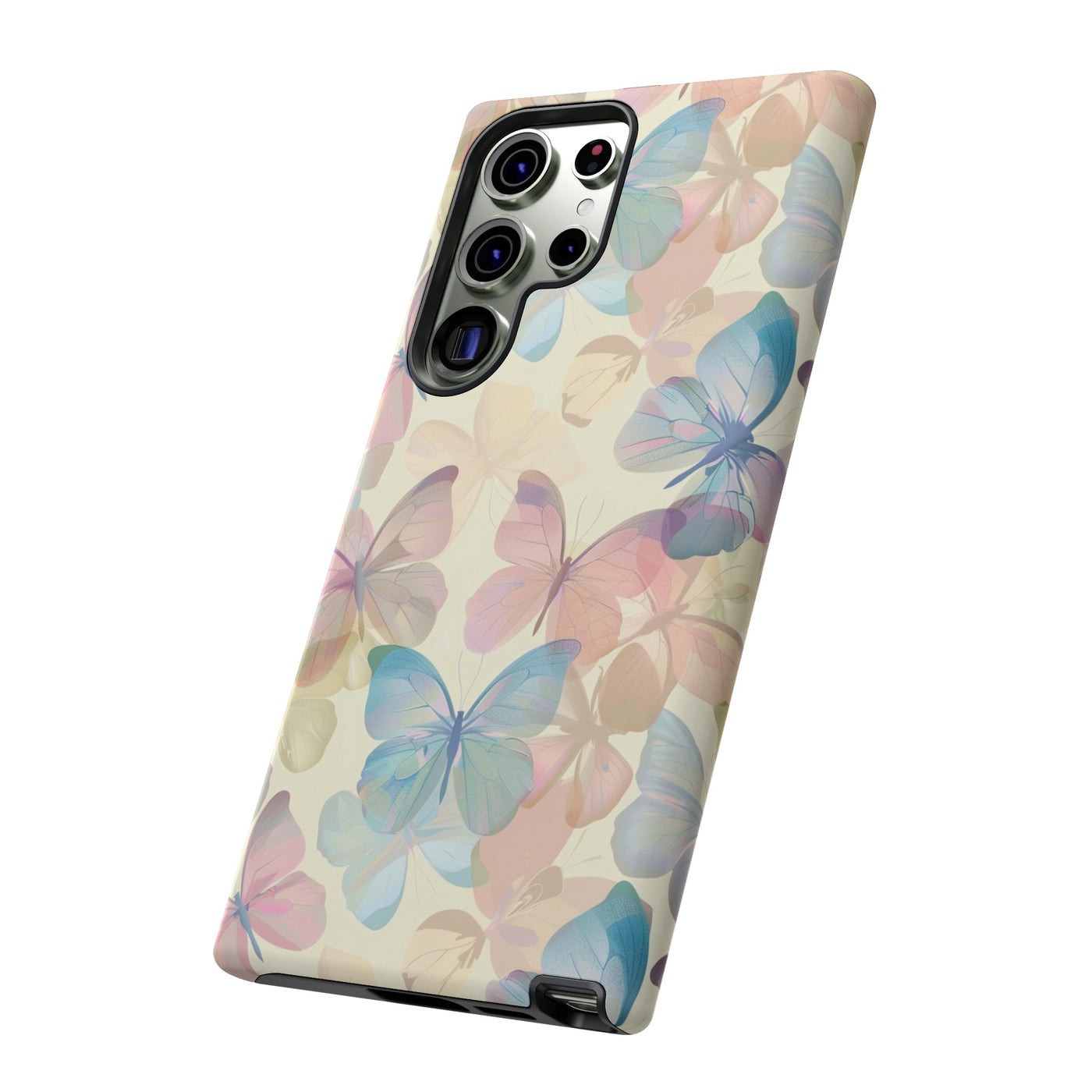 Cute Samsung Case | Cool Iphone Case | Summer Pastel Butterflies, Samsung S24, S23, S22, S21, IPhone 15 Case | Iphone 14 Case, Iphone 13 Case