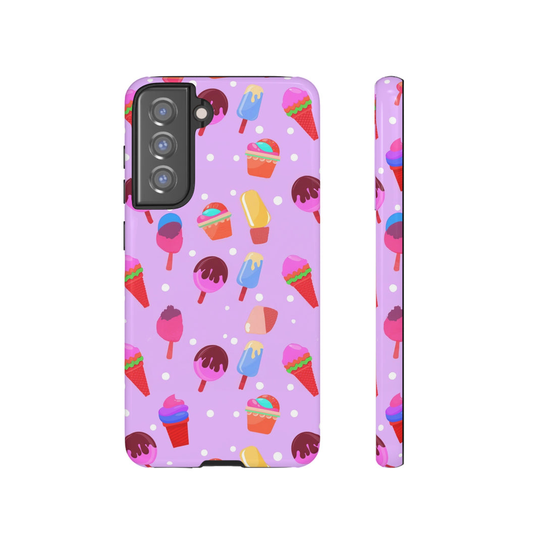 Cute Samsung Case | Cool Iphone Case | Summer Pink Ice - Cream, Samsung S24, S23, S22, S21, IPhone 15 Case | Iphone 14 Case, Iphone 13 Case - Studio40ParkLane
