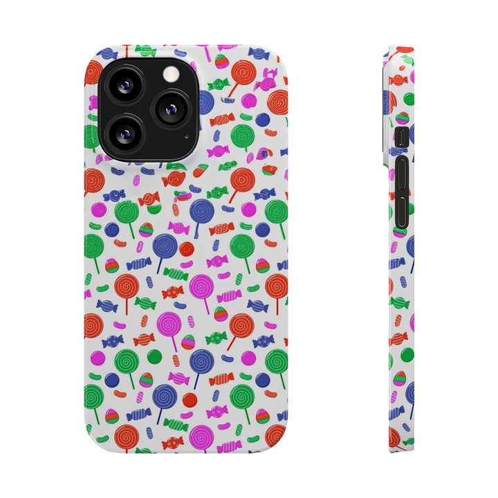 Slim Cute Phone Cases for Iphone - | iPhone 15 Case | iPhone 15 Pro Max Case, Iphone 14 Case, Iphone 14 Pro Max, Iphone 13, Summer Lollipops Red - Studio40ParkLane
