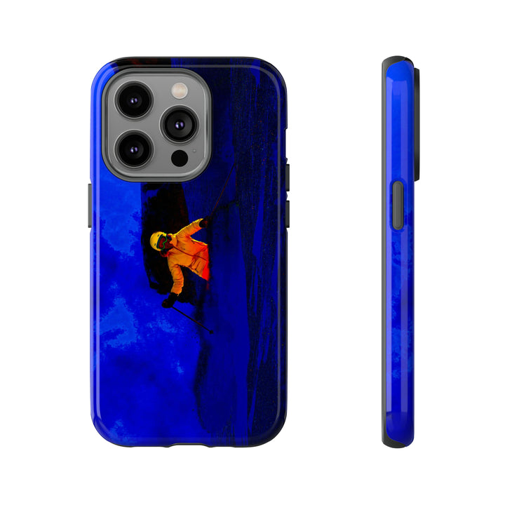 Cute IPhone Case | iPhone 15 Case | iPhone 15 Pro Max Case, Iphone 14 Case, Iphone 14 Pro Max Case IPhone Case for Art Lovers, Skier Mountain Night - Studio40ParkLane