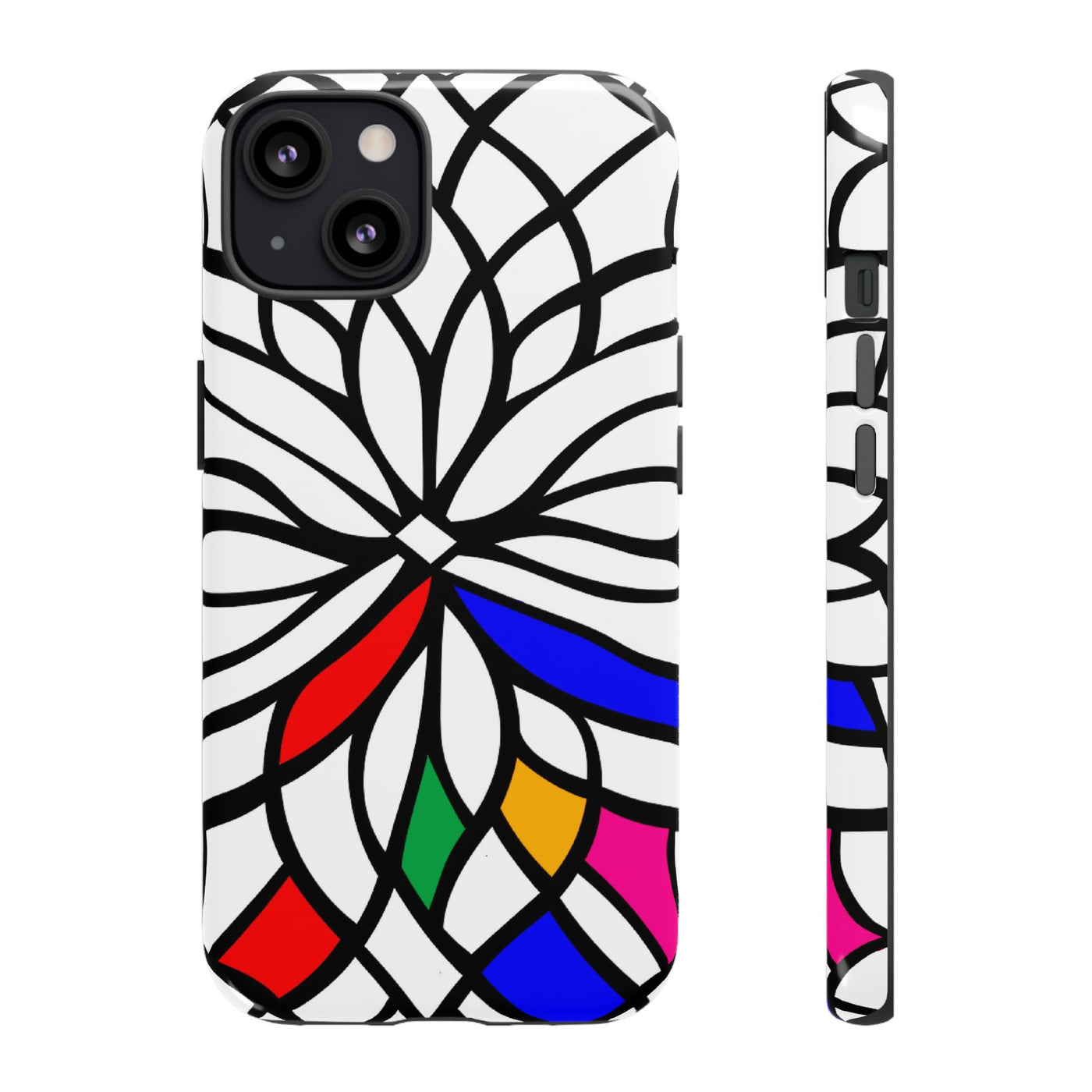 Impact Resistant, Colored Mosaic, Cute Phone Cases for Samsung S24, S23, S22, S21, IPhone 15 pro Iphone 14 pro Iphone 13 IPhone 12 Iphone 11