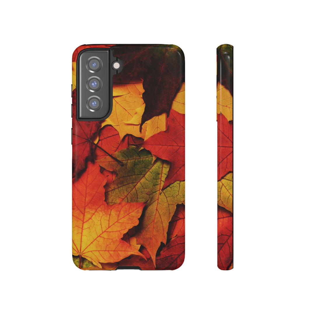 Autumn Fall Leaves Gift Cute Phone Case for, Samsung Galaxy S24, S23, S22, S21, IPhone 16 Case | Iphone 15, Iphone 14, IPhone 13 Case Mom Dad Gift - Studio40ParkLane