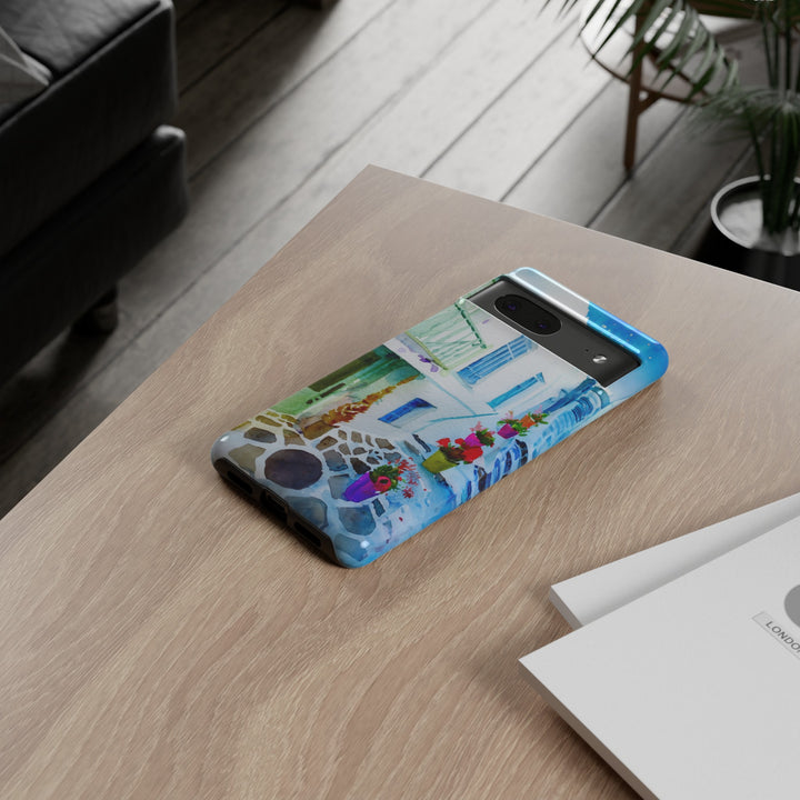 Impact Resistant, Greece House, Cute Phone Cases for Samsung S24, S23, S22, S21, IPhone 15 pro Iphone 14 pro Iphone 13 IPhone 12 Iphone 11 - Studio40ParkLane