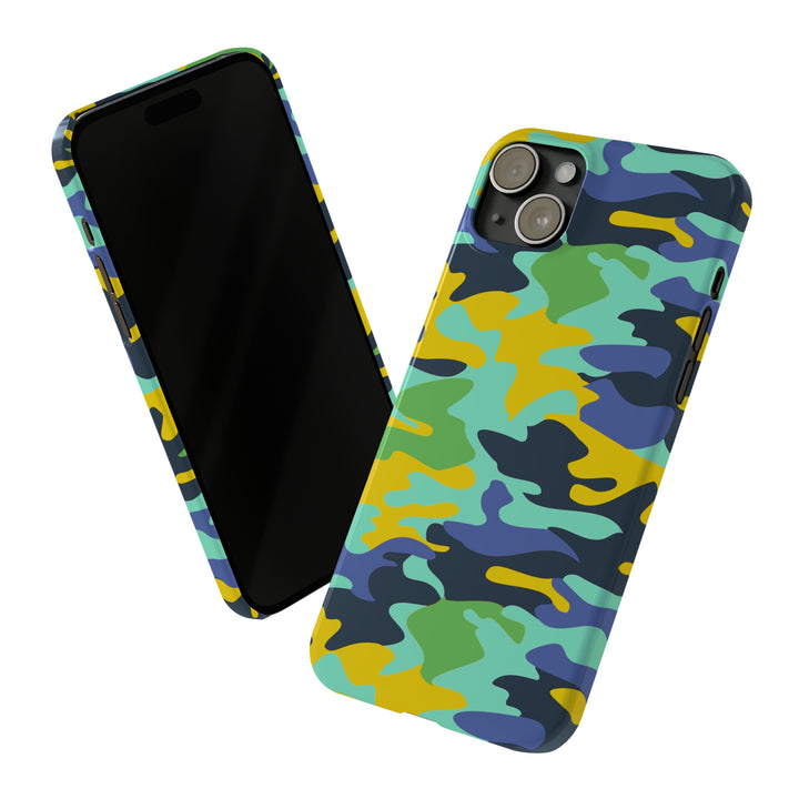 Slim Cute Phone Cases for Iphone - | iPhone 15 Case | iPhone 15 Pro Max Case, Iphone 14 Case, Iphone 14 Pro Max, Iphone 13, Late Spring Camouflage - Studio40ParkLane