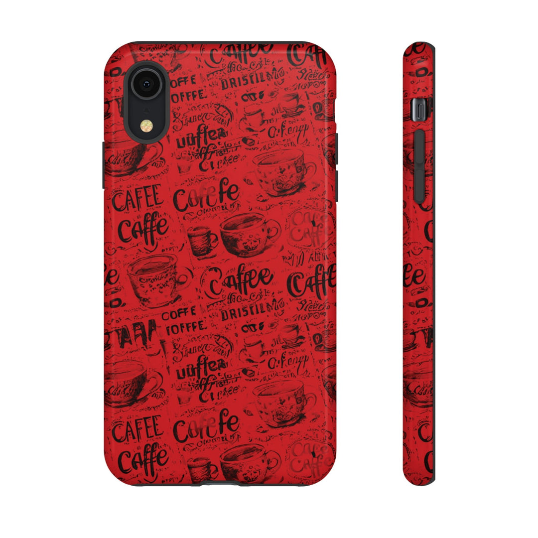 Cute IPhone Case | Red Black Coffee, iPhone 15 Case | iPhone 15 Pro Case, Iphone 14 Case, Iphone 14 Pro Max Case, Protective Iphone Case - Studio40ParkLane