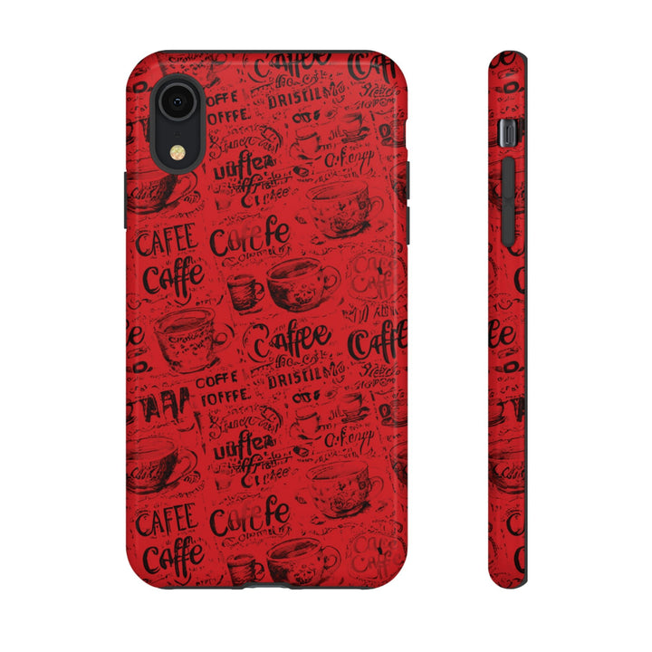 Cute IPhone Case | Red Black Coffee, iPhone 15 Case | iPhone 15 Pro Case, Iphone 14 Case, Iphone 14 Pro Max Case, Protective Iphone Case - Studio40ParkLane