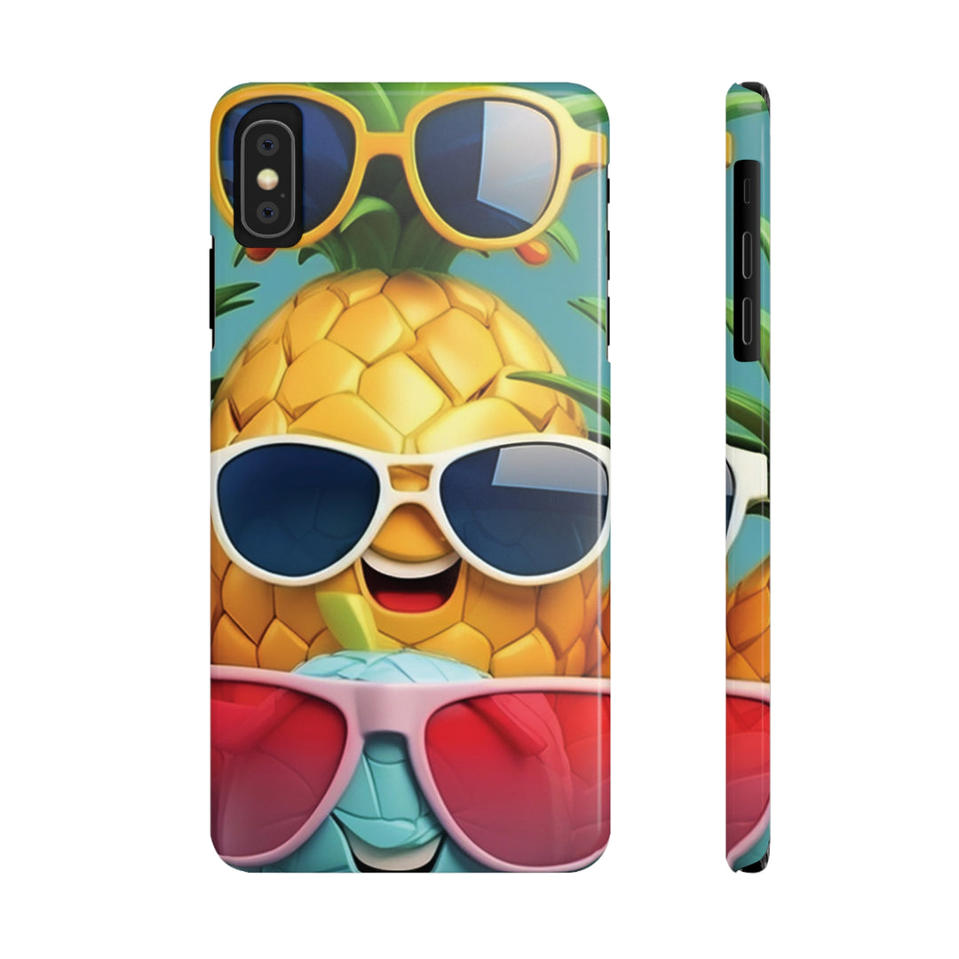 Slim Cute Phone Cases for Iphone - | iPhone 15 Case | iPhone 15 Pro Max Case, Iphone 14 Case, Iphone 14 Pro Max, Iphone 13, Summer Pineapple Fruit - Studio40ParkLane