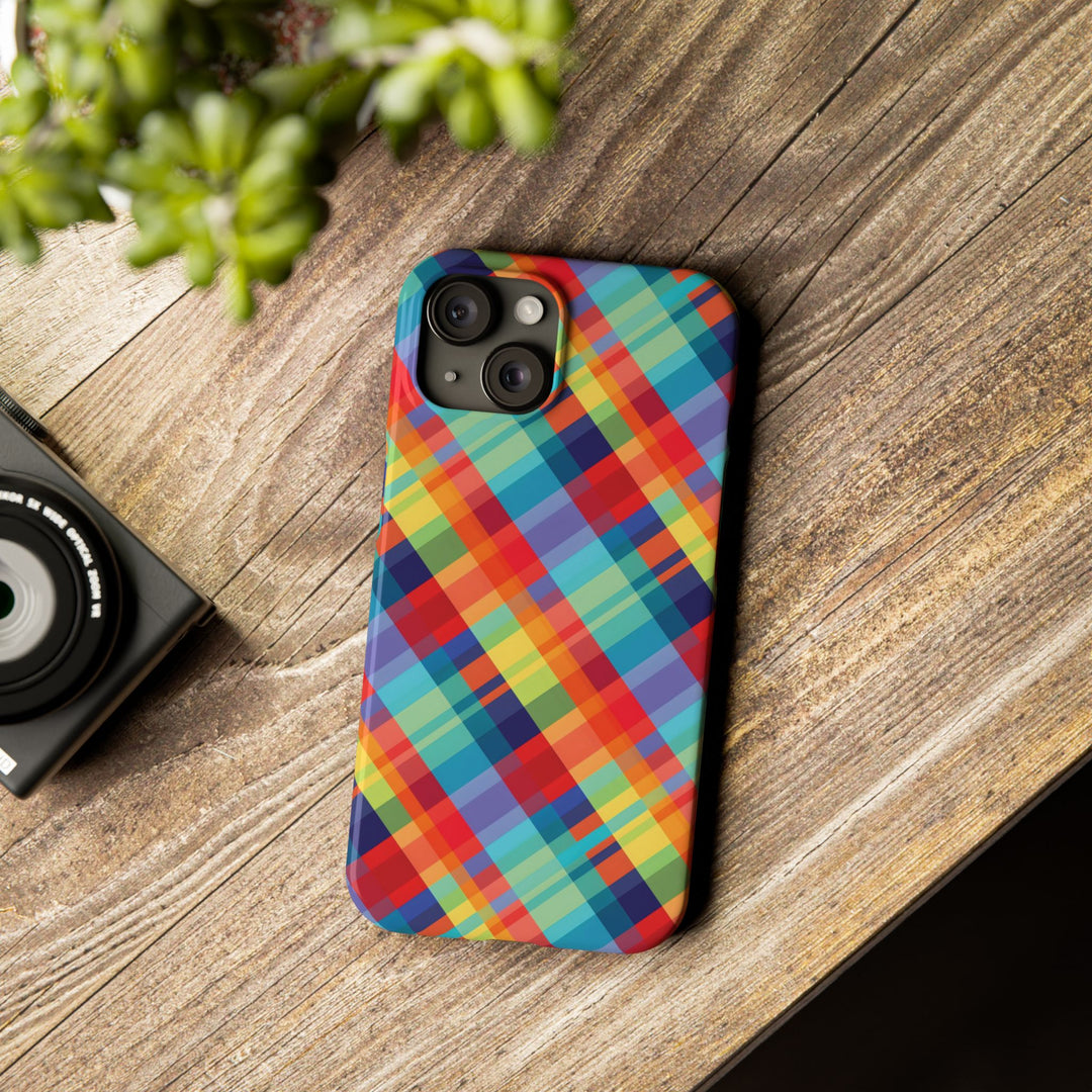 Slim Checkered Plaid Gift for Her Cute Phone Cases for Iphone 16 Pro Max | iPhone 15 Case | iPhone 15 Pro Max Case, Iphone 14, 13, 12, 11, 10, 8, 7 - Studio40ParkLane