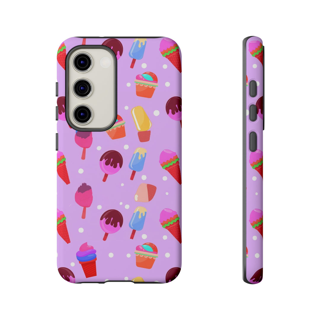 Cute Samsung Case | Cool Iphone Case | Summer Pink Ice - Cream, Samsung S24, S23, S22, S21, IPhone 15 Case | Iphone 14 Case, Iphone 13 Case - Studio40ParkLane