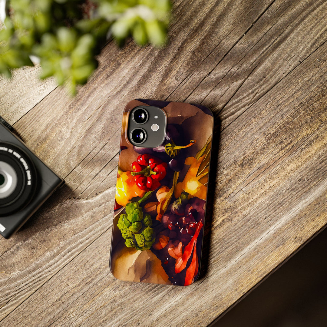 Slim Fall Farm Vegetables Cute Phone Cases for Iphone | iPhone 15 Case | iPhone 15 Pro Max Case, Iphone 14, Iphone 14 Pro Max, Iphone 13 - Studio40ParkLane