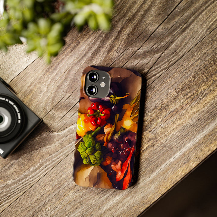 Slim Fall Farm Vegetables Cute Phone Cases for Iphone | iPhone 15 Case | iPhone 15 Pro Max Case, Iphone 14, Iphone 14 Pro Max, Iphone 13 - Studio40ParkLane