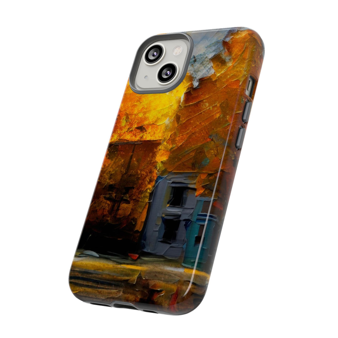 Impact Resistant, Fall Leaves Oil Painting, Cute Phone Cases for Samsung S24, S23, S22, S21, IPhone 15 pro Iphone 14 pro Iphone 13 IPhone 12 Iphone 11 - Studio40ParkLane