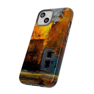 Impact Resistant, Fall Leaves Oil Painting, Cute Phone Cases for Samsung S24, S23, S22, S21, IPhone 15 pro Iphone 14 pro Iphone 13 IPhone 12 Iphone 11