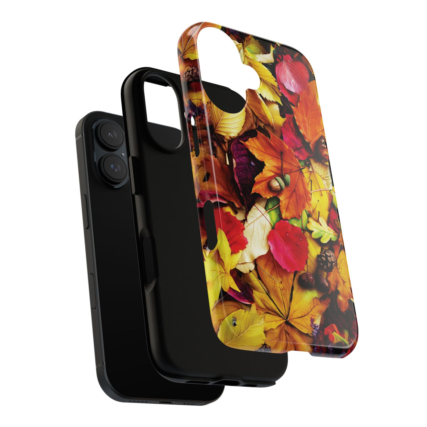 Aesthetic Tough Fall Leaves Foliage Premium Phone Case - For iPhone 17 Pro Max iPhone 16 Pro iPhone 15 Iphone 14 Plus 13 Pro 12 11 10 XR - Studio40ParkLane