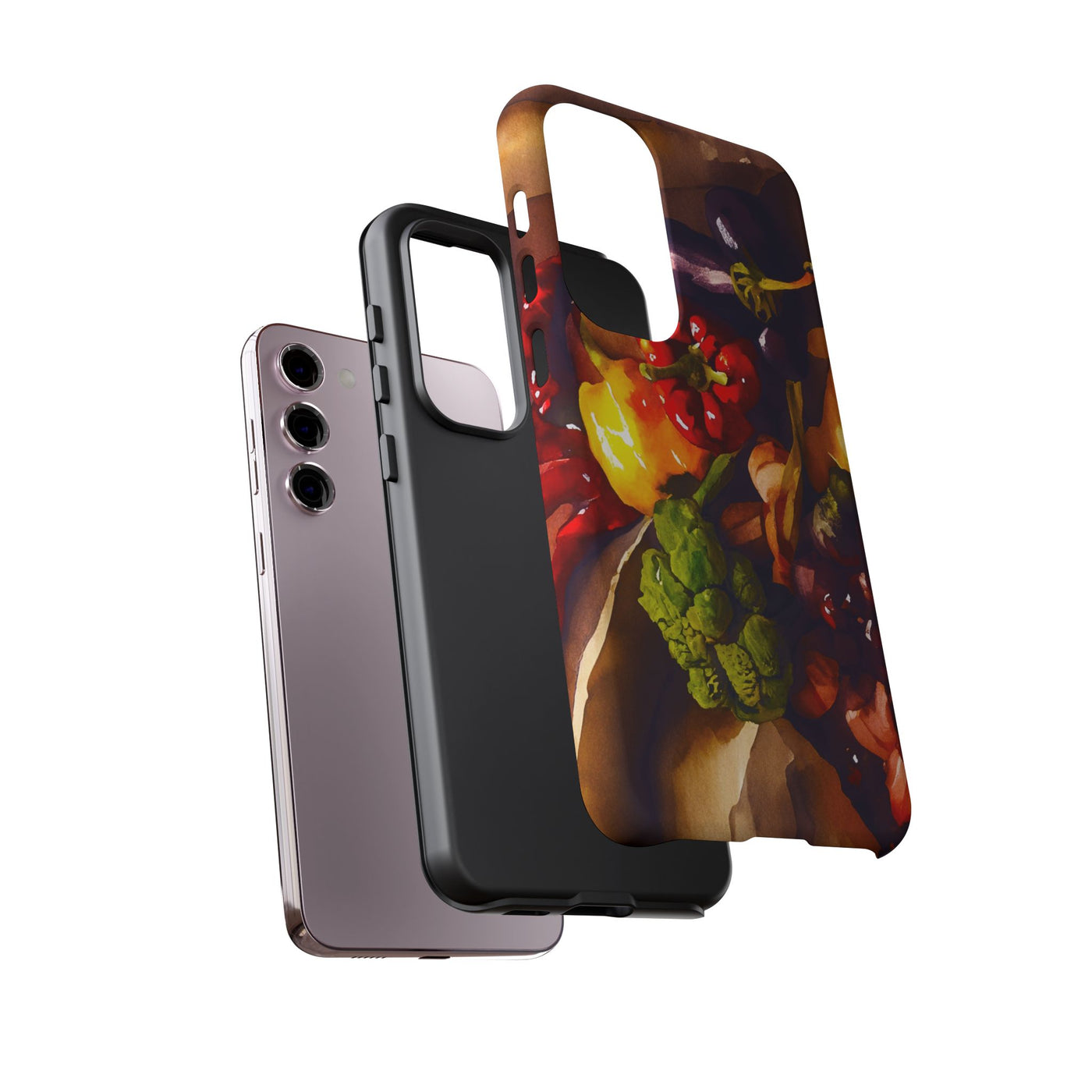 Impact Resistant, Fall Farm Vegetables, Cute Phone Cases for Samsung S24, S23, S22, S21, IPhone 15 pro Iphone 14 pro Iphone 13 IPhone 12 Iphone 11