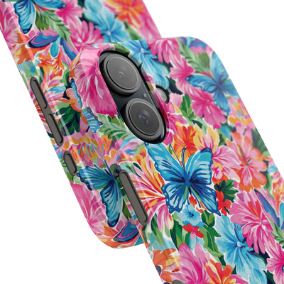 Slim Butterflies Flowers Gift for Her Cute Phone Cases for Iphone 16 Pro Max | iPhone 15 Case | iPhone 15 Pro Max Case, Iphone 14, 13, 12, 11, 10, 8, 7 - Studio40ParkLane