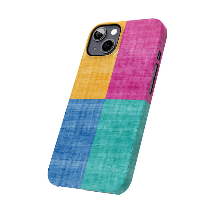 Slim Cute Phone Cases for Iphone | iPhone 15 Case | iPhone 15 Pro Max Case, Iphone 14, Iphone 14 Pro Max, Iphone 13, Abstract Color Blocks - Studio40ParkLane