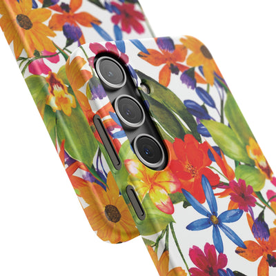 Snap Spring Flowers Cute Phone Cases for Samsung S24, S23, S22, S21, S20, Plus and Ultra, Iphone 16 Pro Max, Iphone 15, 14, 13, 12, 11, 10 - Studio40ParkLane