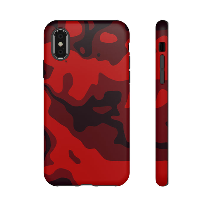 Cute IPhone Case | iPhone 15 Case | iPhone 15 Pro Max Case, Iphone 14 Case, Iphone 14 Pro Max Case IPhone Case for Art Lovers - Red Camo - Studio40ParkLane