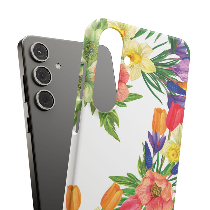Sleek Snap Spring Summer Flowers Cute Phone Case for iPhone 16 15 14 13 12 11 X Xs Max Xr Pro Plus Samsung Galaxy S24 S23 S22 S21 S20 Ultra