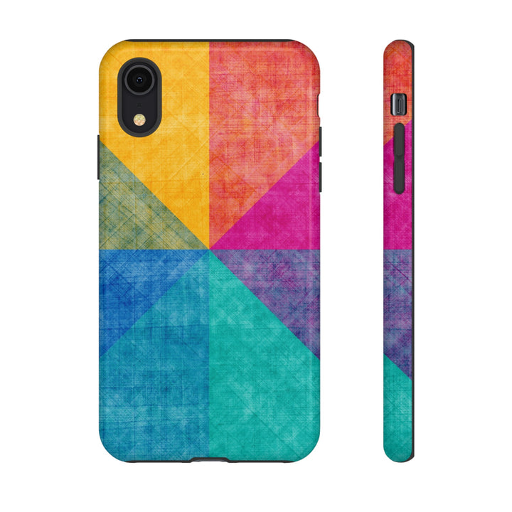 Impact Resistant, Colored Shapes, Cute Phone Cases for Samsung S24, S23, S22, S21, IPhone 15 pro Iphone 14 pro Iphone 13 IPhone 12 Iphone 11 - Studio40ParkLane