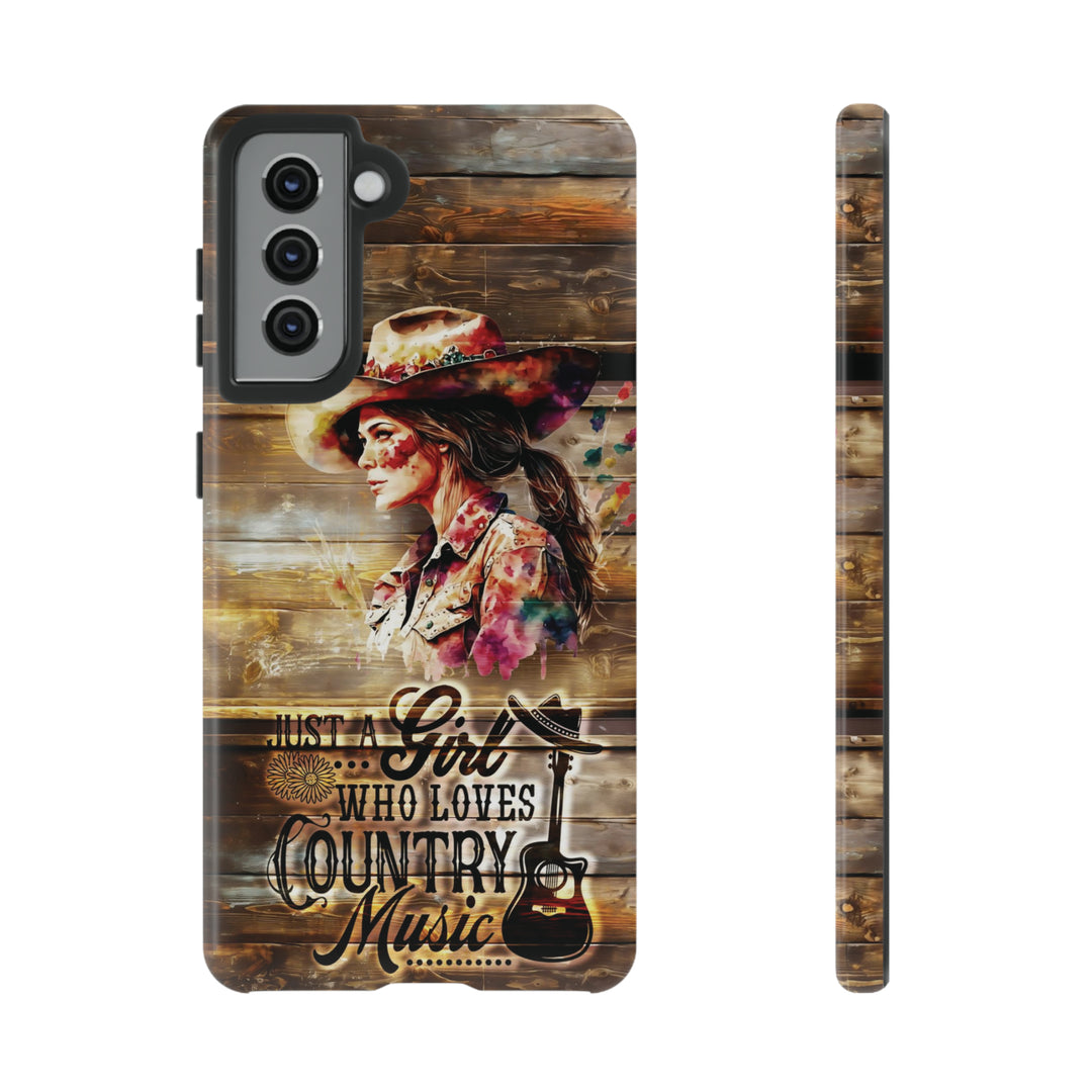 Cute Samsung Phone Case | Aesthetic Samsung Phone Case | Galaxy S23, S22, S21, S20 | Country Music Girl, Protective Phone Case - Studio40ParkLane