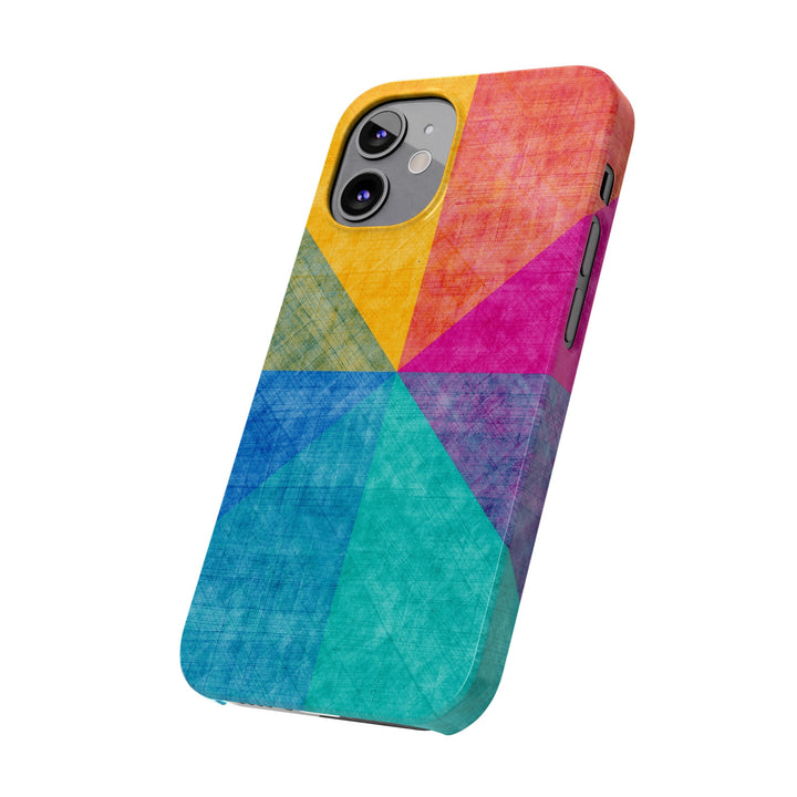 Slim Cute Phone Cases for Iphone | iPhone 15 Case | iPhone 15 Pro Max Case, Iphone 14, Iphone 14 Pro Max, Iphone 13, Abstract Colored Shapes - Studio40ParkLane
