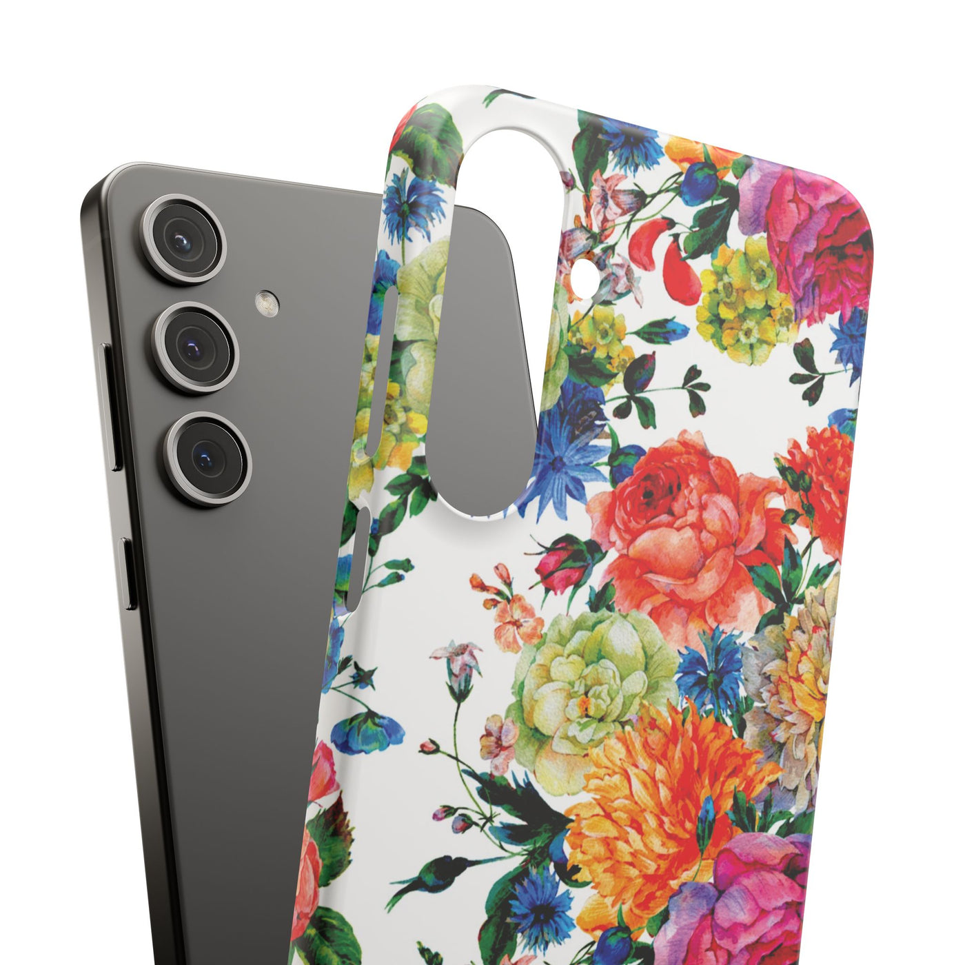 Snap Spring Flowers Cute Phone Cases for Samsung S24, S23, S22, S21, S20, Plus and Ultra, Iphone 16 Pro Max, Iphone 15, 14, 13, 12, 11, 10 - Studio40ParkLane