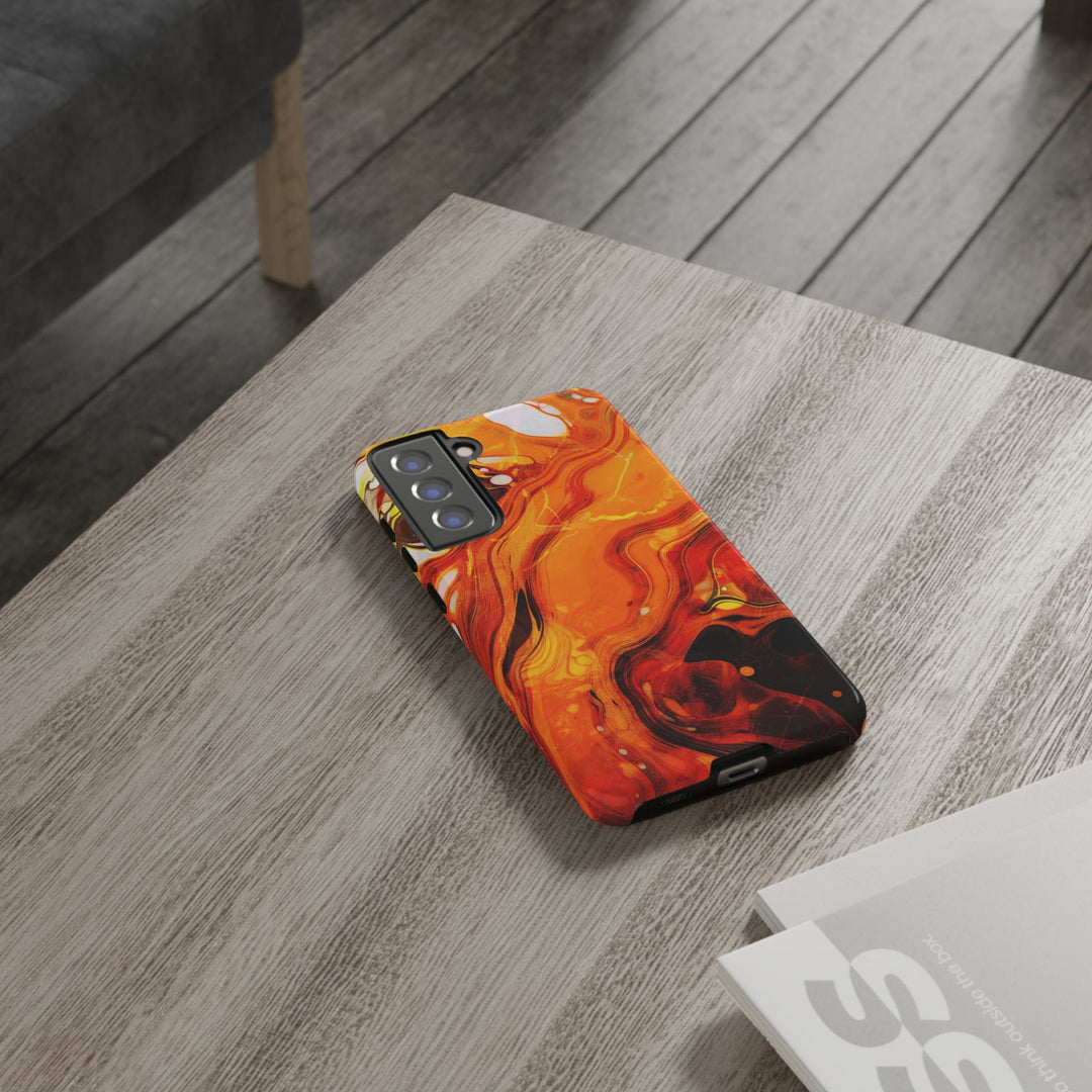 Impact Resistant, Fall Colors Marble, Cute Phone Cases for Samsung S24, S23, S22, S21, IPhone 15 pro Iphone 14 pro Iphone 13 IPhone 12 Iphone 11 - Studio40ParkLane