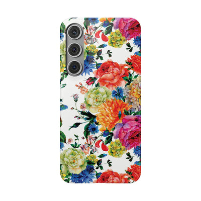 Snap Spring Flowers Cute Phone Cases for Samsung S24, S23, S22, S21, S20, Plus and Ultra, Iphone 16 Pro Max, Iphone 15, 14, 13, 12, 11, 10 - Studio40ParkLane