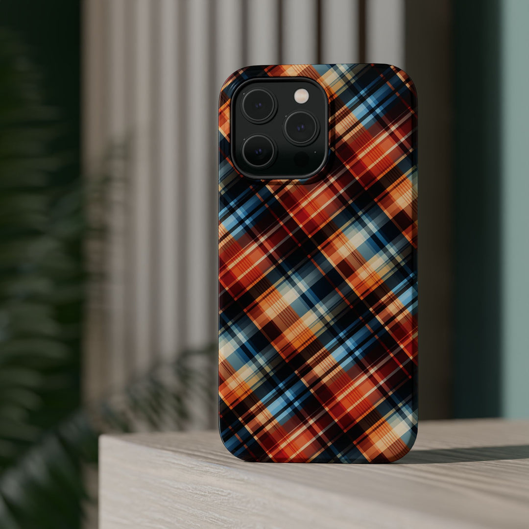 Checkered Plaid Magsafe Gift for Her Cute Phone Case for Iphone, | iPhone 16 | iPhone 15 Pro Max, Iphone 14 Pro Max, 13 12 11 10 9 8 7 - Studio40ParkLane