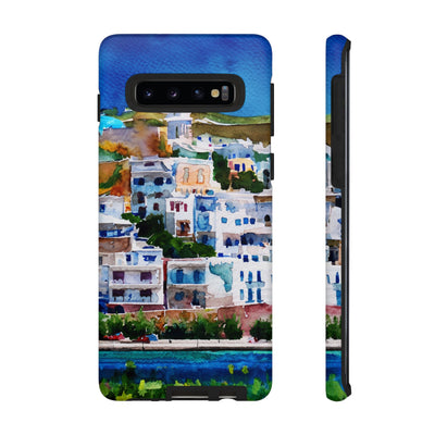 Impact Resistant, Greece House, Cute Phone Cases for Samsung S24, S23, S22, S21, IPhone 15 pro Iphone 14 pro Iphone 13 IPhone 12 Iphone 11