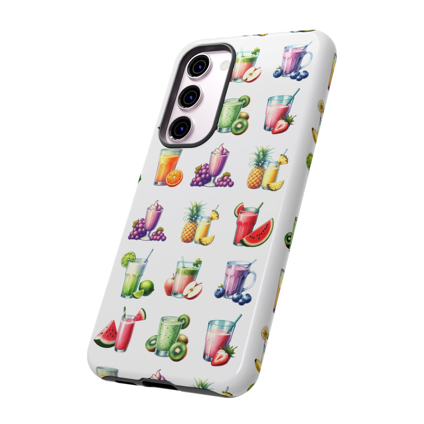 Cute Samsung Case | Cool Iphone Case | Tropical Summer Fruit Cocktail, Samsung S24, S23, S22, S21, IPhone 15 Case | Iphone 14 Case, Iphone 13 Case