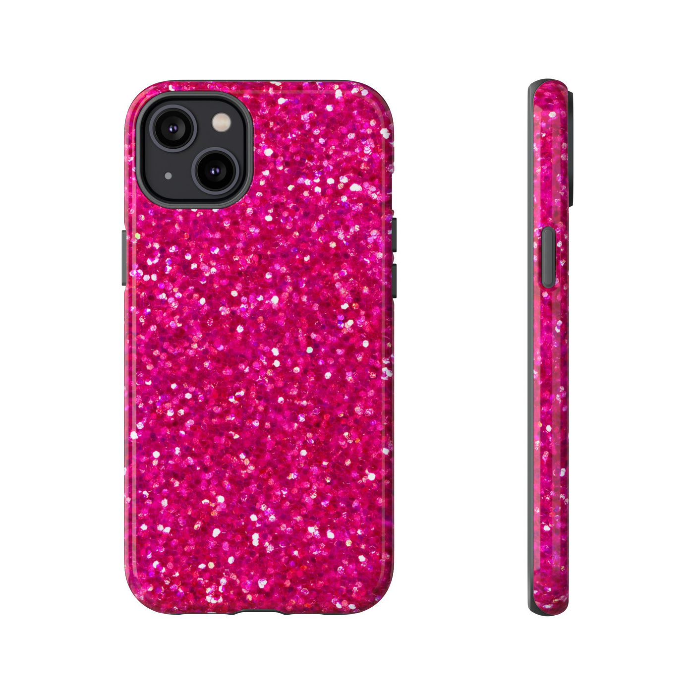 Pink Glitter Cute Phone Case, for IPhone 16 pro Max | Iphone 15, Iphone 14, IPhone 13 Case, 11 8 7, Samsung Galaxy S24, S23, S22, S21, 2 Layer Protection