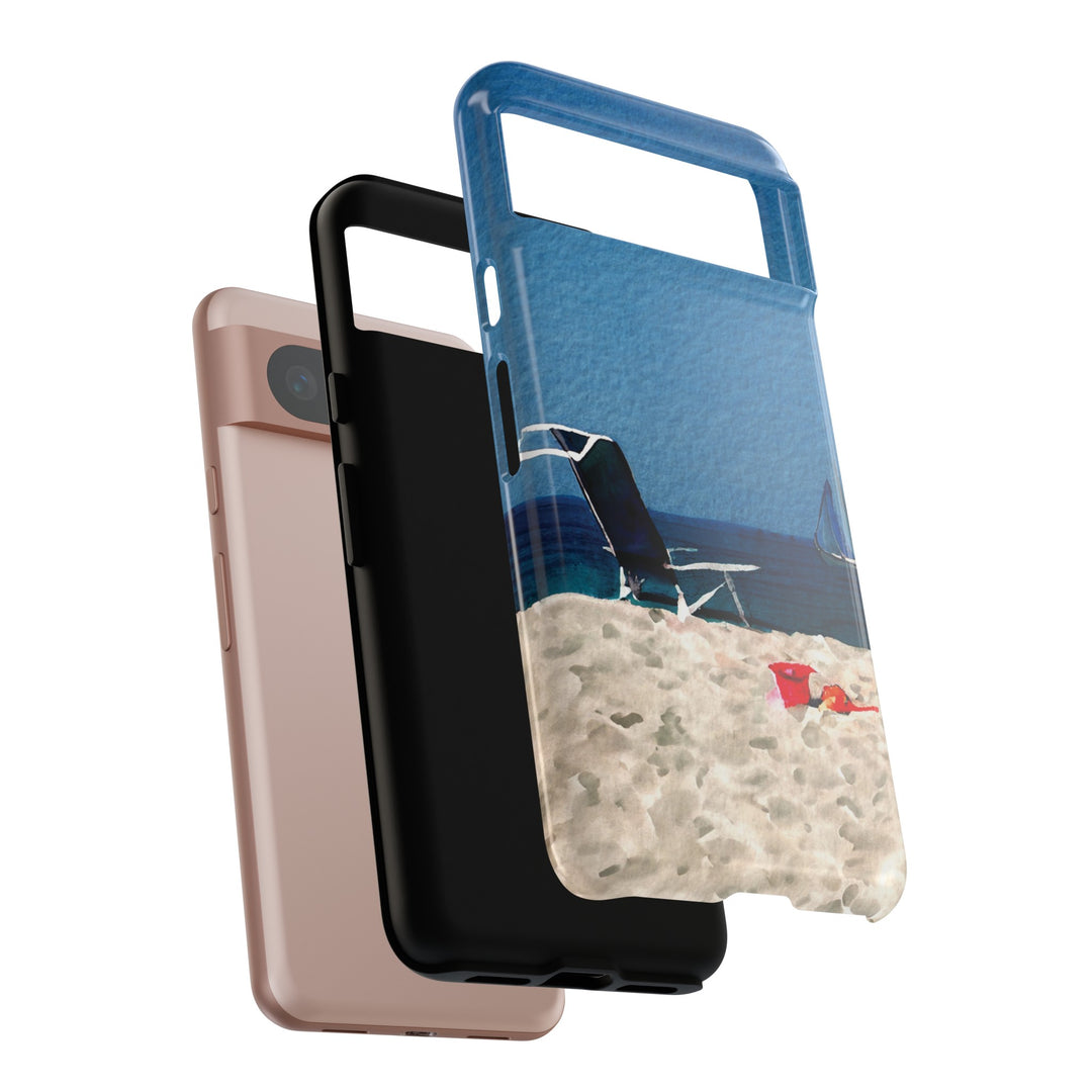 Cute Samsung Case | Cool Iphone Case | Summer Blue Beach Chair, Samsung S24, S23, S22, S21, IPhone 15 Case | Iphone 14 Case, Iphone 13 Case - Studio40ParkLane