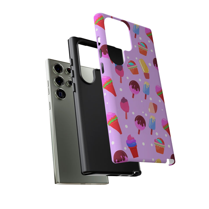 Cute Samsung Case | Cool Iphone Case | Summer Pink Ice - Cream, Samsung S24, S23, S22, S21, IPhone 15 Case | Iphone 14 Case, Iphone 13 Case - Studio40ParkLane